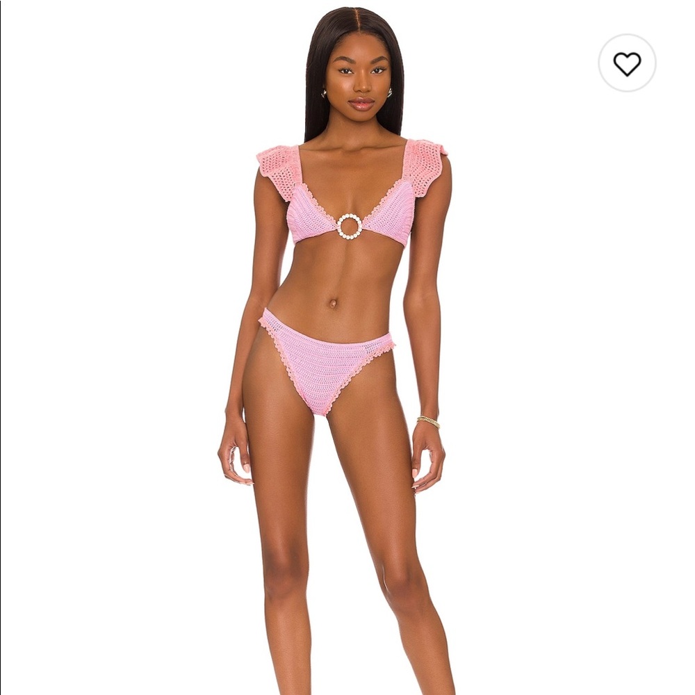 Maiyo Bia Bikini Set in Pink, Size XS
